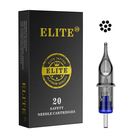 ELITE III Tattoo Needle Cartridges - Round Shader