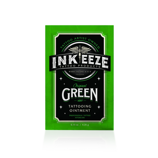 Ink Eeze Green Tattoo Ointment – Vitamins A, C & E, Botanical Formula, 5ml