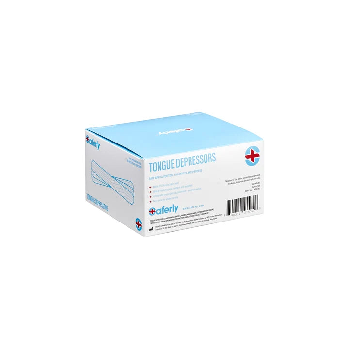 Saferly Tongue Depressors — Adult Size — Box of 500