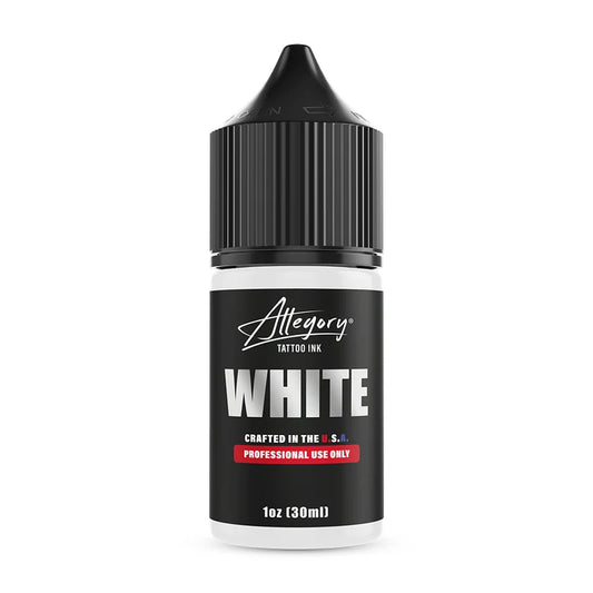 Allegory White Tattoo Ink – Highlight & Detail, Consistent Coverage, 1oz