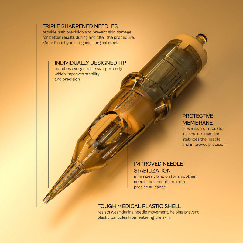 Kwadron Tattoo Needle Cartridges - Round Liner