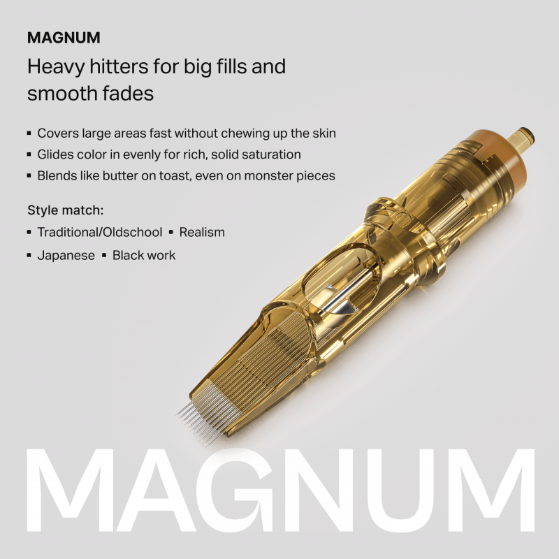 Kwadron Tattoo Needle Cartridges - Curved Magnum