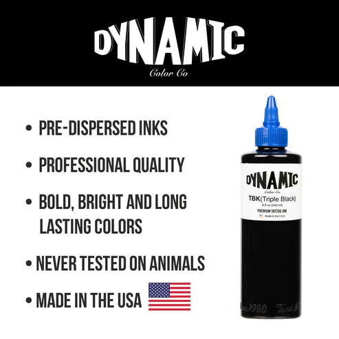 Dynamic Tattoo Ink Triple Black